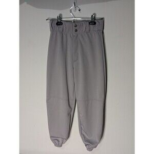 POWER BOLT Baseball Softball Pants SMALL Adult Gray Knicker 100% Polyester NWOT
